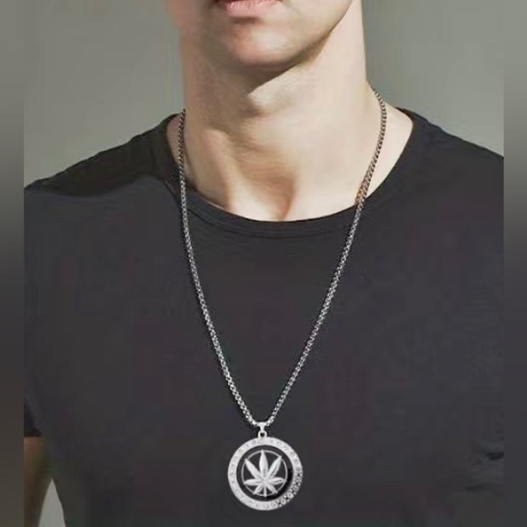 Men *420 Pendant Necklace - Picture 2 of 5